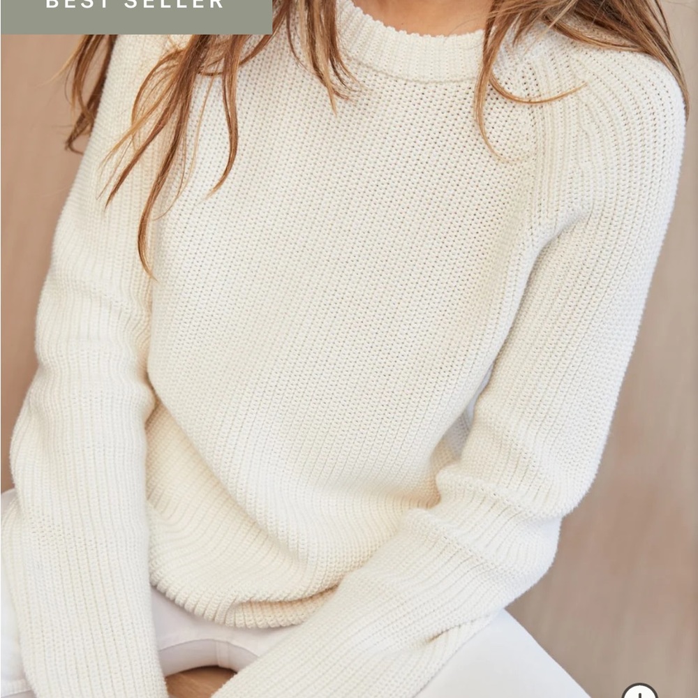 Jenni kayne cotton fisherman sweater